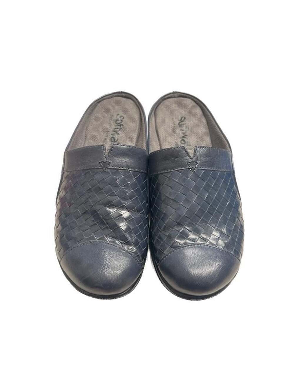 SoftWalk San Marcos Woven Leather Mule Clog size 7W - Picture 3 of 10